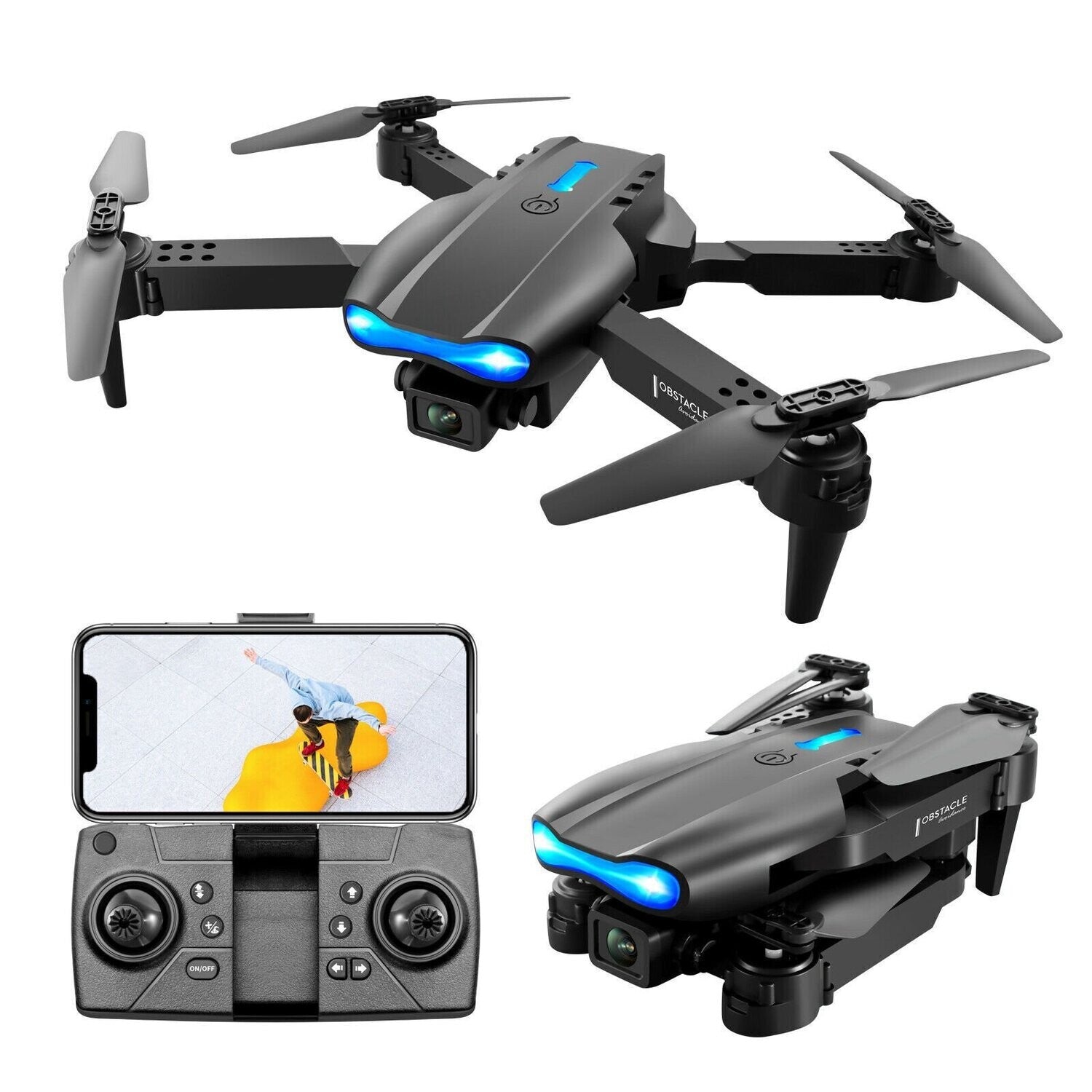E99 Pro Folding Drone with Altitude Hold