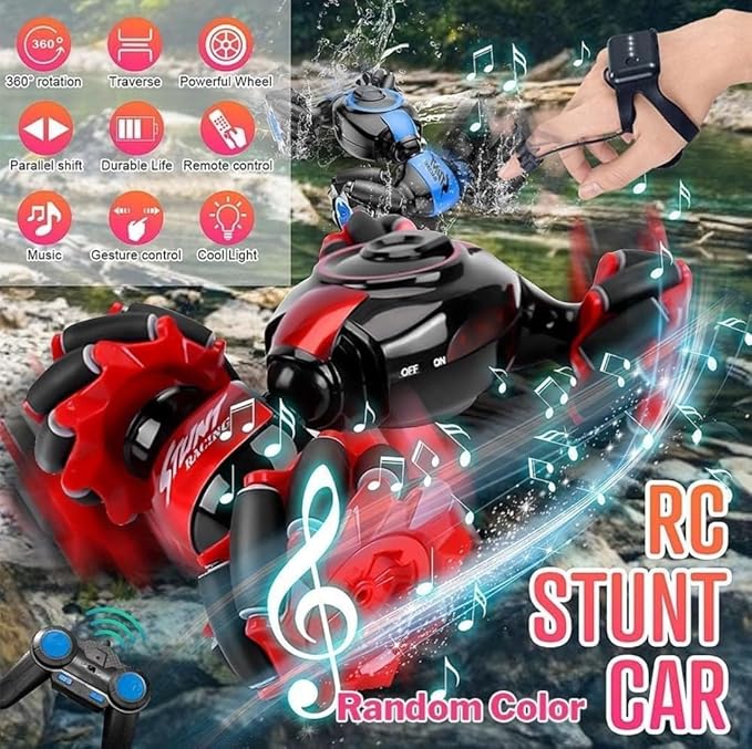 🚗💨 Unleash Action-Packed Fun with the 2.4GHz RC Stunt Car!